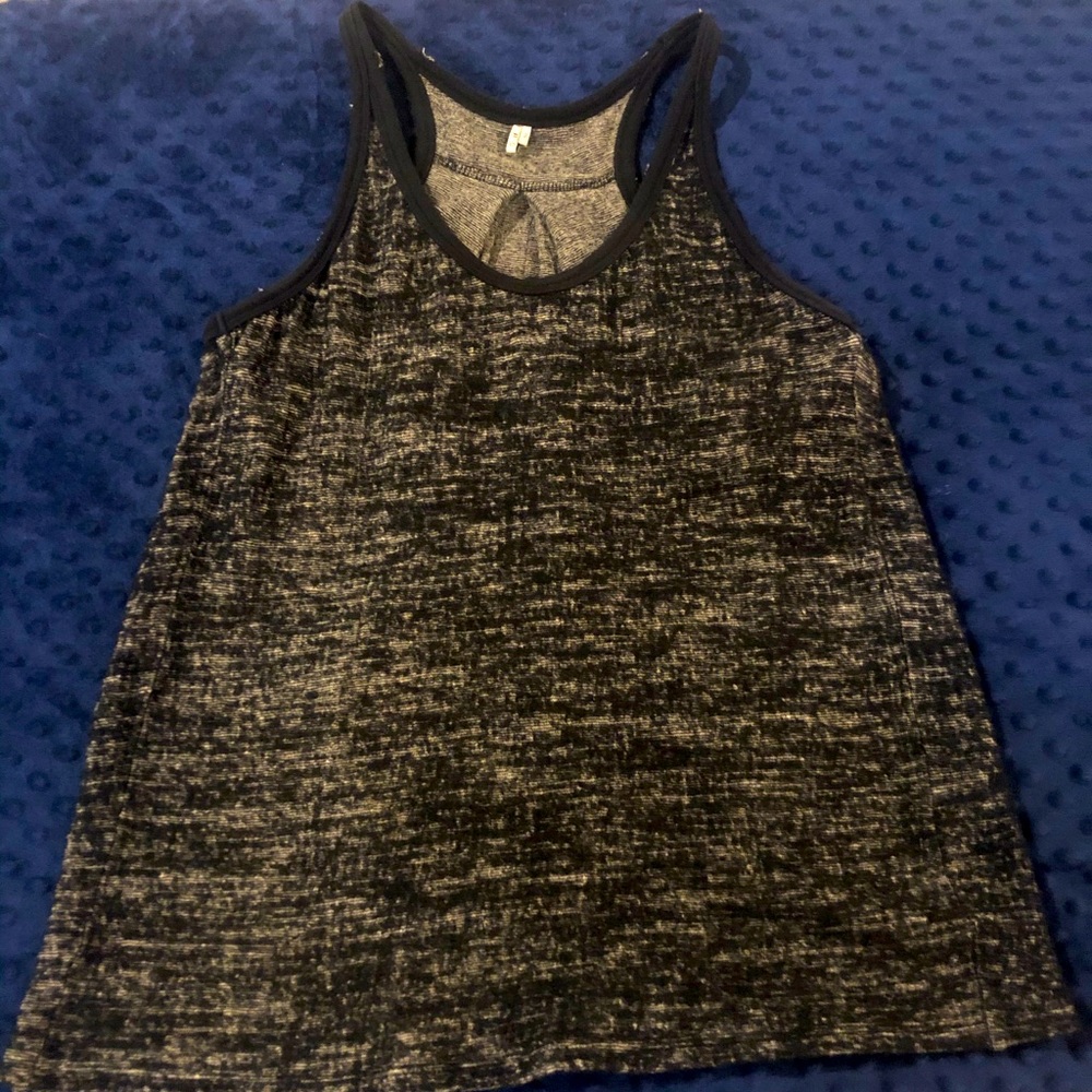 IRO navy & grey wool tank
